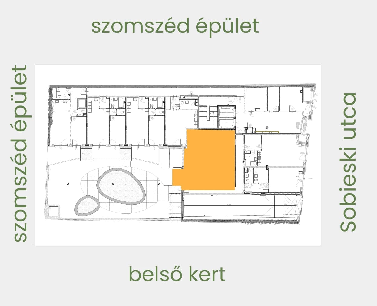 Position of apartment 003 on its floor