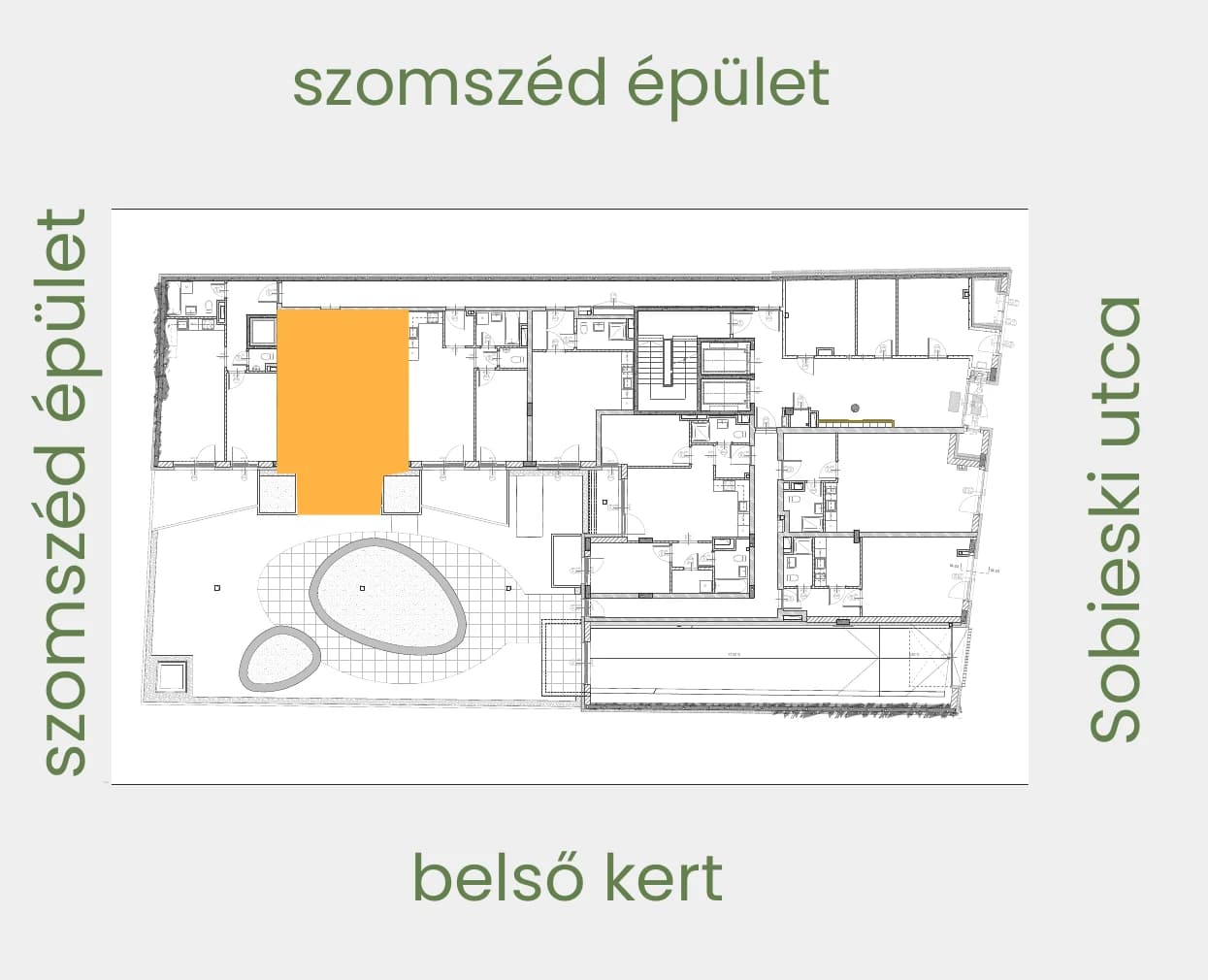 006 elhelyezkedése az emeleten