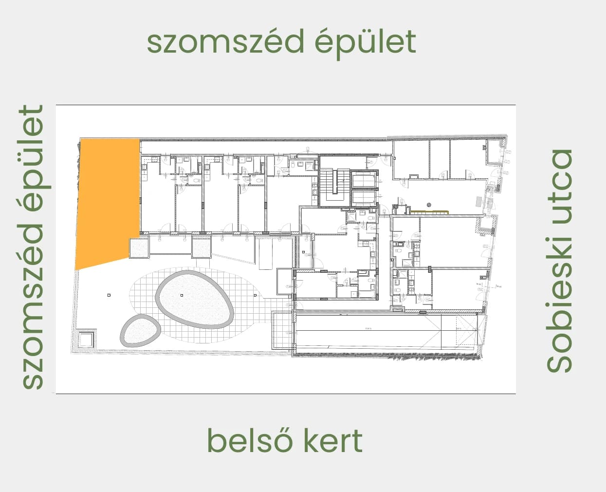 Position of apartment 007 on its floor